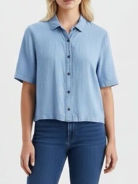 J. Brand Chambray Button Down Shirt